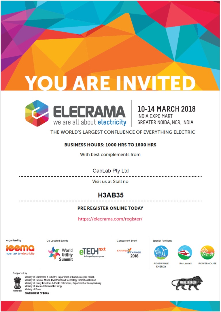 ELECRAMA 2018